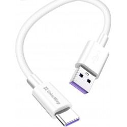 Кабель USB <-> USB 3.1 Type C, ColorWay, White, 1 м, 5.0A (CW-CBUC019-WH) Кабель USB <-> USB 3.1 Type C, ColorWay, White, 1 м, 5.0A (CW-CBUC019-WH)